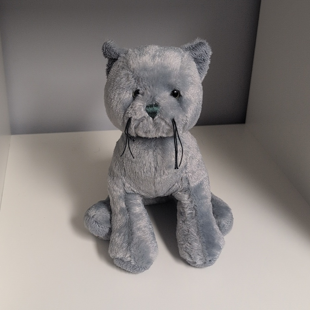 💜2/$20💜 Webkinz Charcoal Cat, No Code - Picture 1 of 6